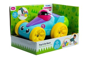 Obrazek Toomies piłeczkowa wyścigówka nieb Pop&Go TOMY