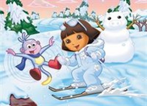 Obrazek Dora na nartach 40 Puzzle Maxi