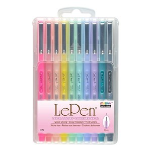 Obrazek Cienkopis LePen Pastel 10szt UCHIDA