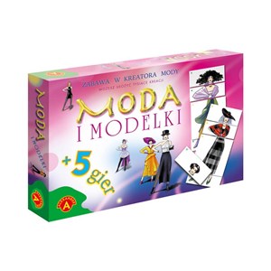 Picture of Moda i modelki zabawa w kreatora mody + 5 gier