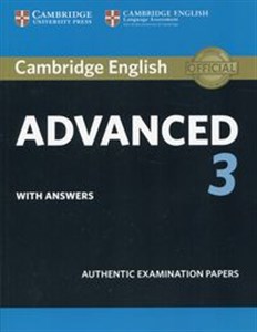 Obrazek Cambridge English Advanced 3 with answers