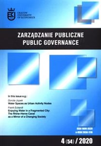 Picture of Zarządzanie Publiczne 4 (54) 2020