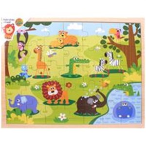 Obrazek Układanka drewniana Safari Puzzle 35 elementów