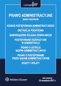 Picture of Prawo administracyjne Zbiór przepisów