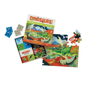 Obrazek Memory i Puzzle Dinozaury 48 el.