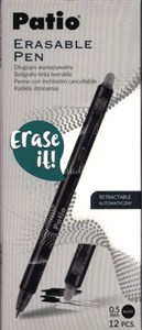 Picture of Długopis wymazywalny czarny 12 sztuk