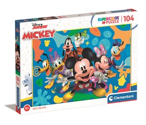 Picture of Puzzle 104 Super kolor Disney mickey and friends 25745