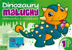 Obrazek Dinozaury maluchy Część 1 Malowanka z naklejkami