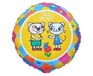 Obrazek Balon foliowy Kicia Kocia i Pacek 46cm