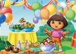 Obrazek Dora urodziny puzzle maxi