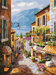 Picture of Malowanie po numerach 30x40cm Cicha ulica
