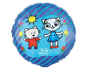 Obrazek Balon foliowy Kicia Kocia i Nunuś 46cm