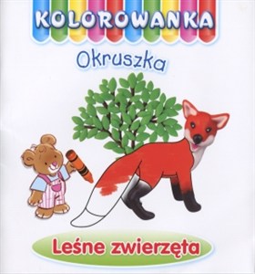 Obrazek Leśne zwierzęta. Kolorowanka Okruszka