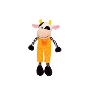 Obrazek MASKOTKA KRÓWKA FUNNY POMARAŃCZOWA 20CM 11346
