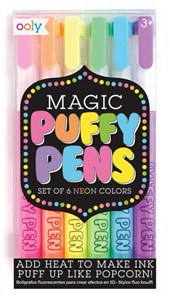 Obrazek Flamastry z Efektem 3D Magicznie Puchnące 6szt