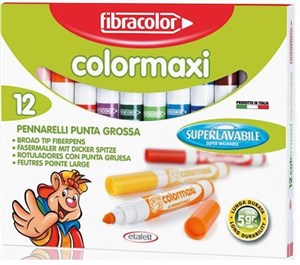 Obrazek Mazaki Colormaxi 12 kol. FIBRACOLOR