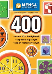 Picture of 400 testów IQ łamigłówek zagadek logicznych zadań matematycznych