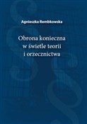 Obrona kon... - Agnieszka Rembkowska -  books from Poland