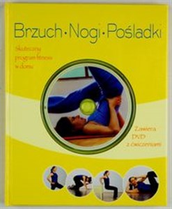 Obrazek Brzuch nogi pośladki Książka fitness + DVD
