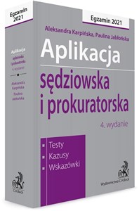 Obrazek Aplikacja sędziowska i prokuratorska 2021 Testy, kazusy, wskazówki