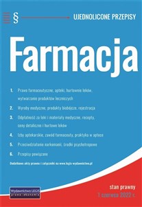 Obrazek Farmacja - ujednolicone przepisy