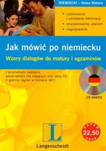 Picture of Jak mówić po niemiecku + CD Wzory dialogów do matury i egzaminów