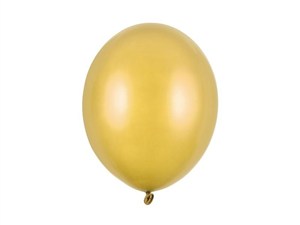 Picture of Balony Strong Metallic Gold 30cm 10szt