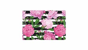Picture of Okładka na dokumenty małe z nadrukiem peony