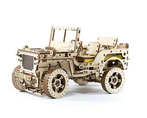 Picture of Drewniane puzzle 3D Samochód 4x4
