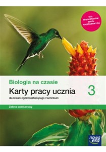 Picture of Biologia na czasie 3 Karty pracy Zakres podstawowy Szkoła ponadpodstawowa