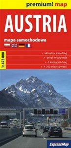 Picture of Austria mapa samochodowa 1:475 000 Austria - mapa samochodowa 1:475 000