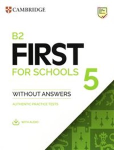 Picture of B2 First for Schools 5 Student's Book without Answers with Audio