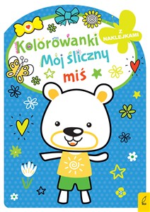 Obrazek Mój śliczny miś. Kolorowanka z wykrojnikiem