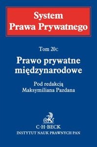 Picture of Prawo prywatne międzynarodowe System Prawa Prywatnego. Tom 20C