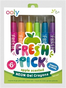Picture of Kredki Żelowe Neonowe Pachnące 6szt