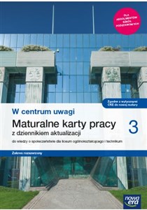 Picture of W centrum uwagi 3 Maturalne karty pracy Zakres rozszerzony Szkoła ponadpodstawowa