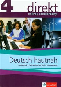 Obrazek Direkt 4 Deutsch hautnah Podręcznik z ćwiczeniami z płytą CD