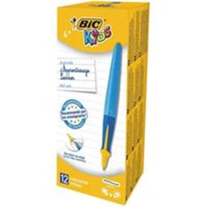Obrazek Długopis BIC Kids Beginners Twist Boy niebieski pudełko 12 sztuk