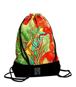 Obrazek Worek na plecy - Nasturcje