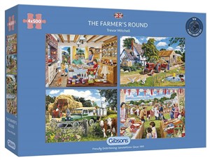 Picture of Puzzle 4x500 Rolnik G3