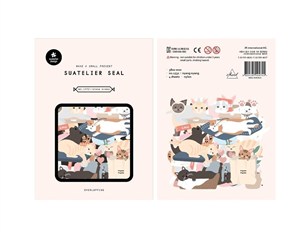 Picture of Naklejki ozdobne Duże Kotki 4 ark. Suatelier