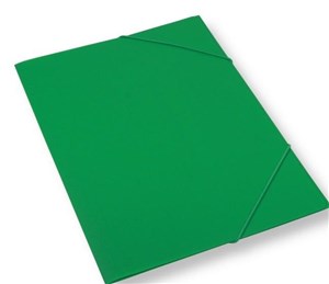Obrazek Teczka A4 z gumką zielona