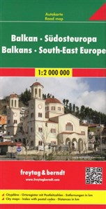 Obrazek Bałkany Europa Południowa mapa drogowa 1:2 000 000