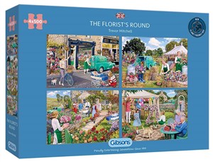 Picture of Puzzle 4x500 Florystyka G3