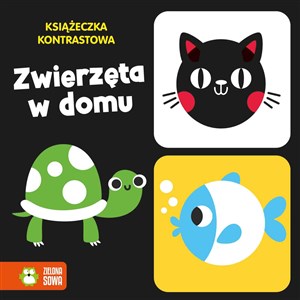 Obrazek Książeczka kontrastowa Zwierzęta w domu