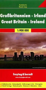 Obrazek Wielka Brytania Irlandia mapa drogowa 1:900 000