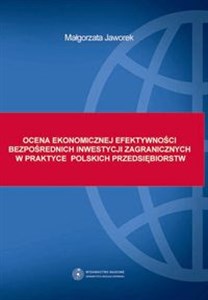 Picture of Ocena ekonomicznej efektywności bezpośrednich inwestycji zagranicznych w praktyce polskich przedsiębiorstw