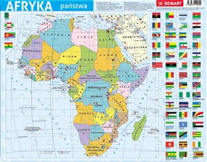 Picture of Puzzle ramkowe 72 Afryka mapa polityczna