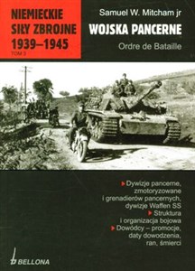 Obrazek Niemieckie siły zbrojne 1939-1945 Tom 3 Wojska pancerne Ordre de Bataille