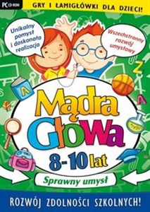 Picture of Mądra Głowa 8-10 lat Junior na medal Gry i łamigłówki dla dzieci